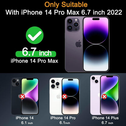 Milomdoi Privacy Screen Protector for iPhone 18 Pro Max, Tempered Glass