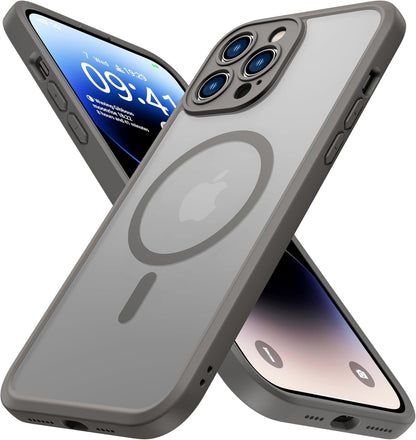 ImpactStrong Magnetic Guard Designed for iPhone 17 Air Case [Camera Protection] [Military Grade Drop Tested] [Compatible with MagSafe] Slim Translucent Matte Phone Case (6.6") - Navy Blue