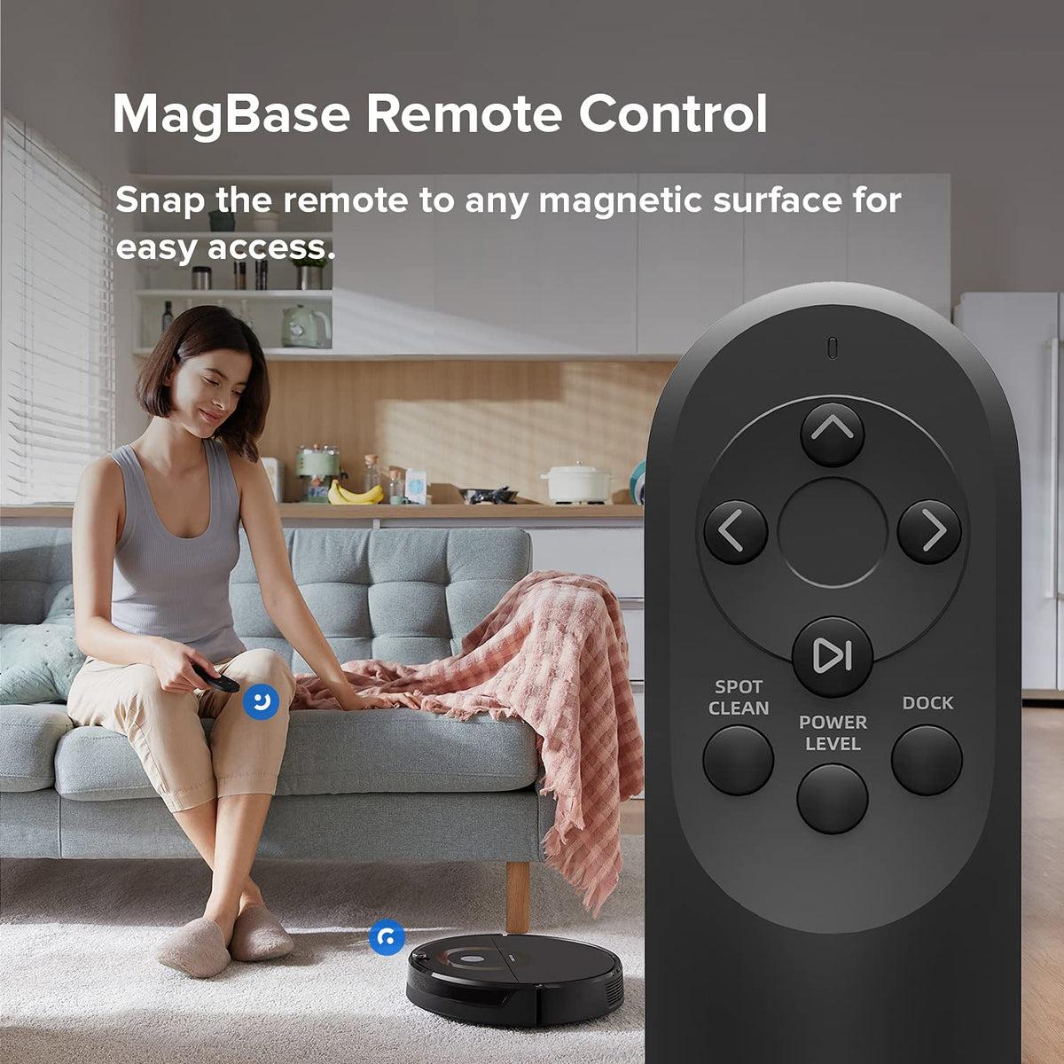 roborock Q7 M5+ Robot Vacuum and Mop, Up to 7-9 Weeks Self-Empty, 10000Pa