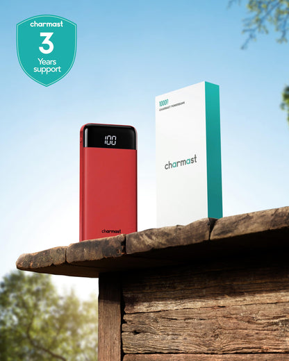 charmast Portable Charger Power Bank with Reinforced Built-in 4 Cables