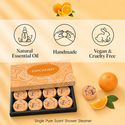 SWCANDY Sandalwood Shower Steamers 8 Pack, Home Spa Self Care