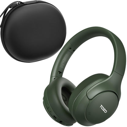 TOZO HT3 Hybrid Noise Cancelling Wireless Headphones, 90H Over Ear Headset