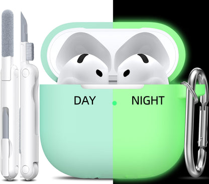 R-fun for AirPods 2nd/1st Case Silicone Cover, Banana Violet