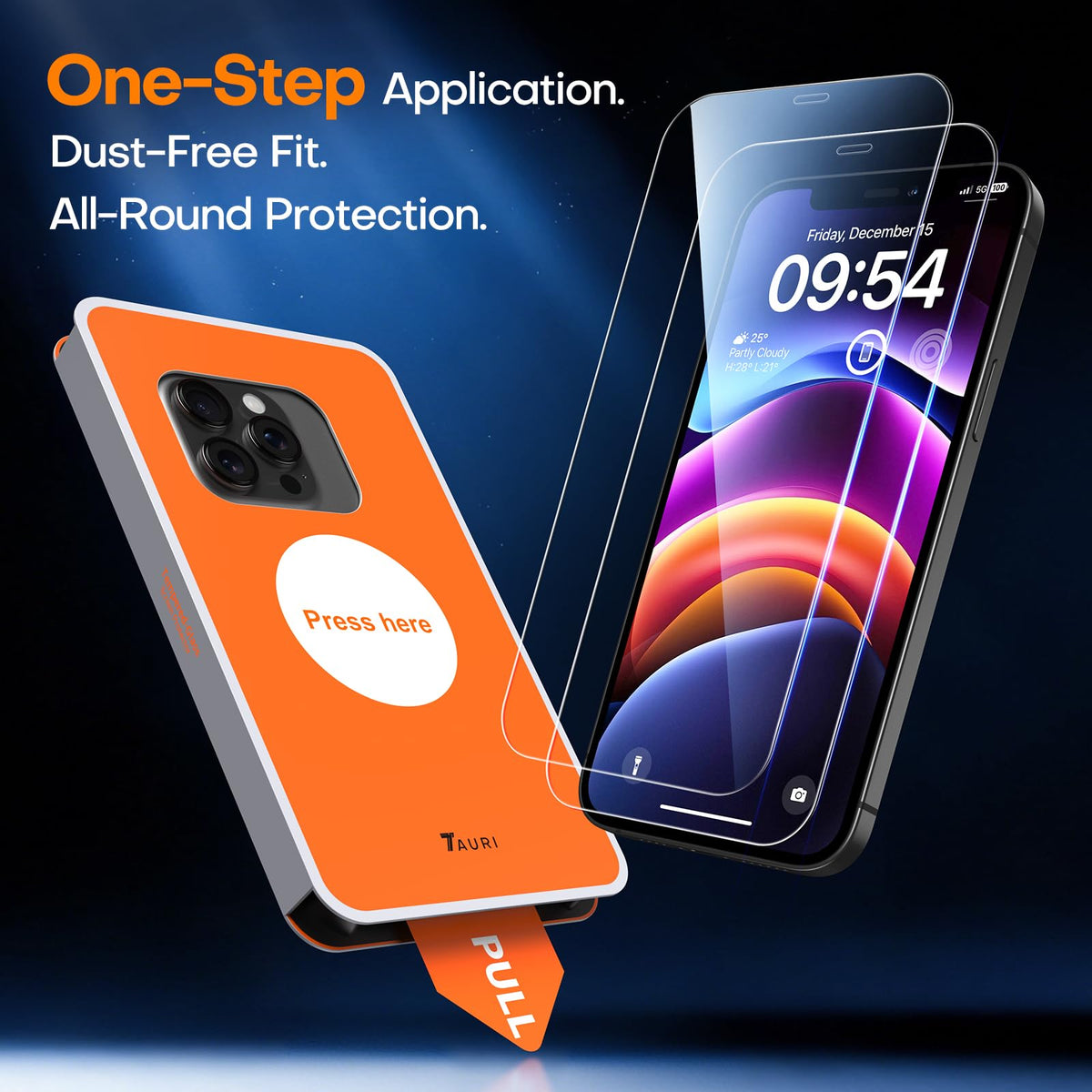 TAURI 2 Pack for Samsung Galaxy Z Fold 8 Ultra Privacy Screen Protector