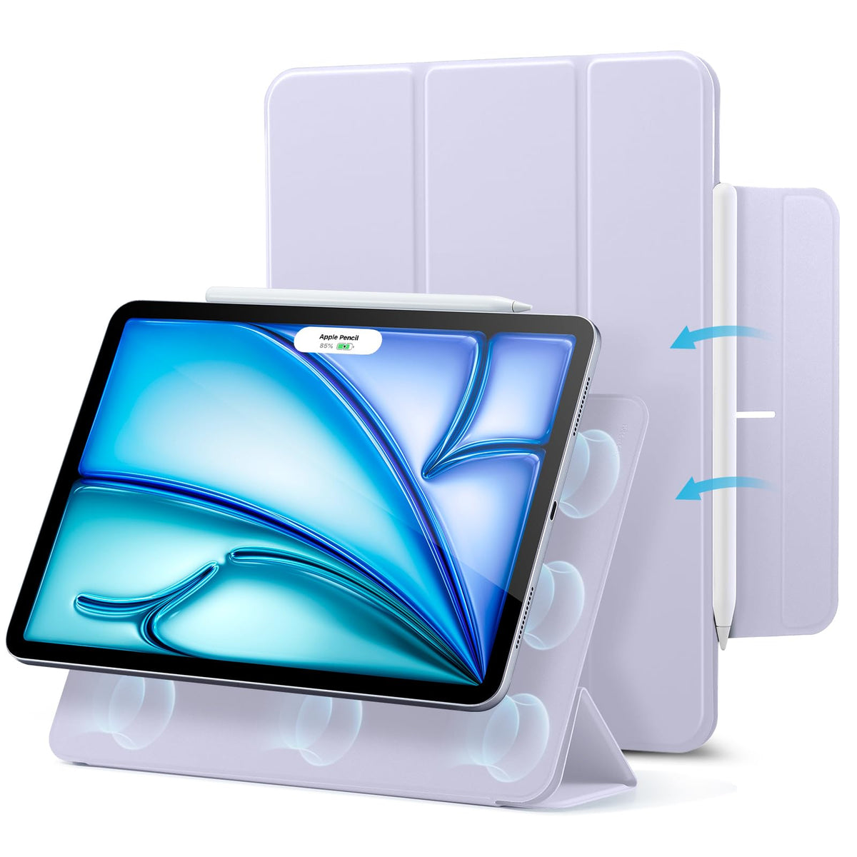 ESR for iPad Air 11-inch M4/M3/M2, iPad Air 5th/4th Generation Case, Black
