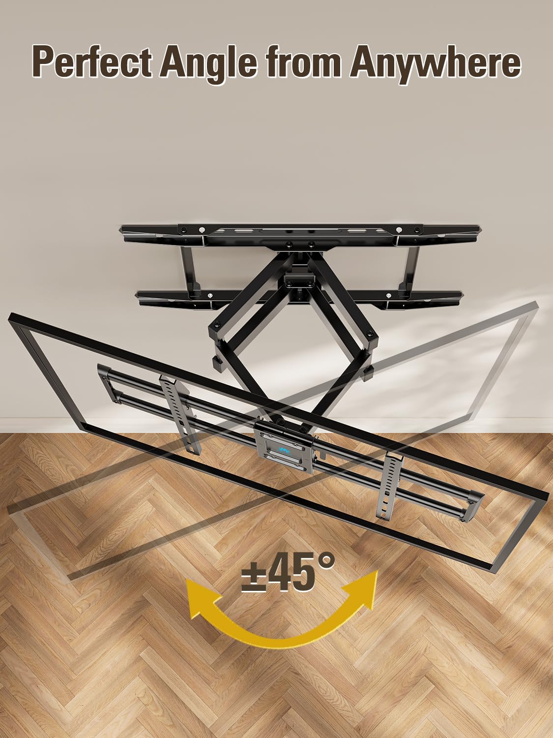 Mounting Dream Full Motion TV Wall Mount for Most 42-90 Inch TV Heavy Duty
