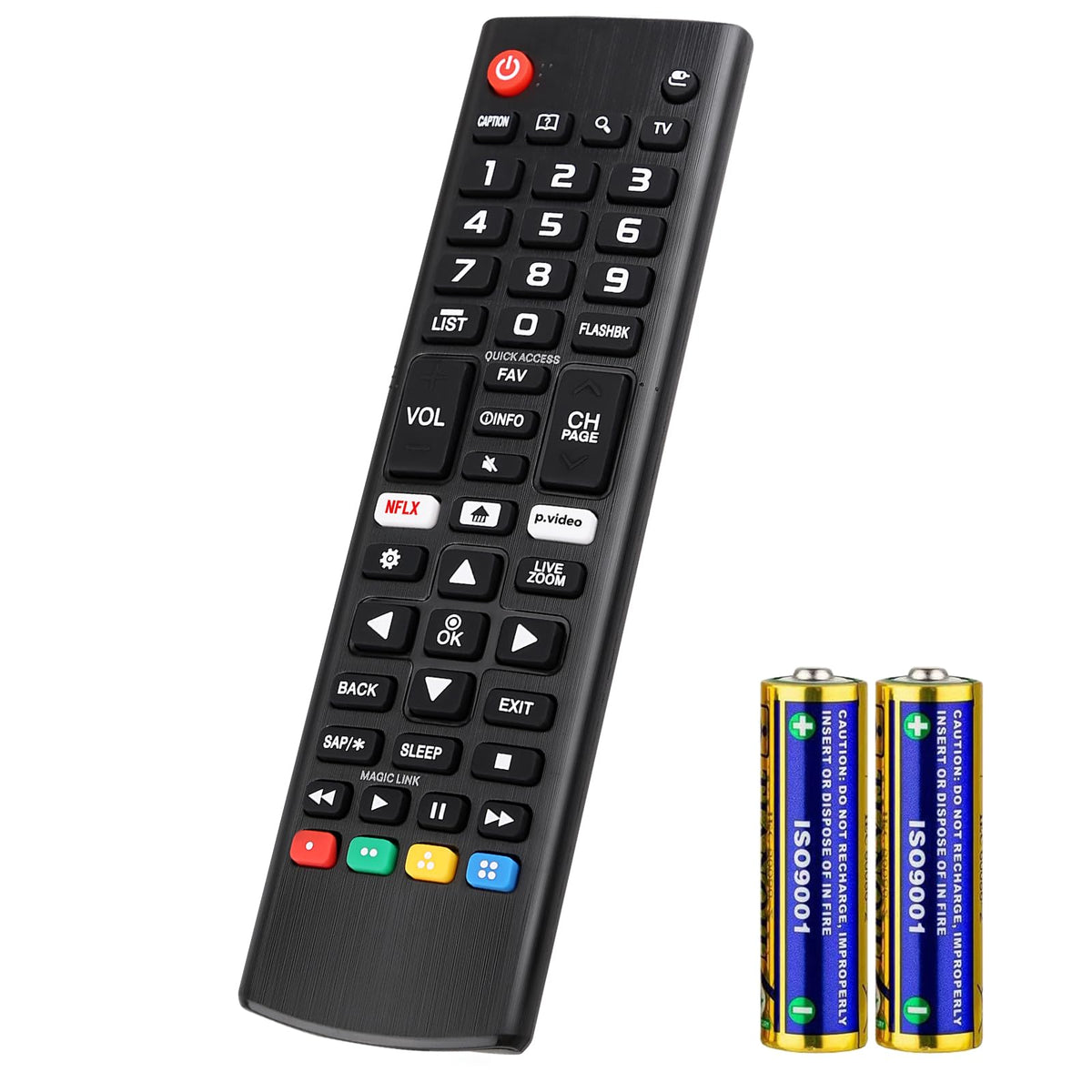 Replacement for Samsung TV Remote, for All 2018-2024 Samsung Remote Control for Smart TV with Voice Control. No Solarcell. 2-Year Warranty.