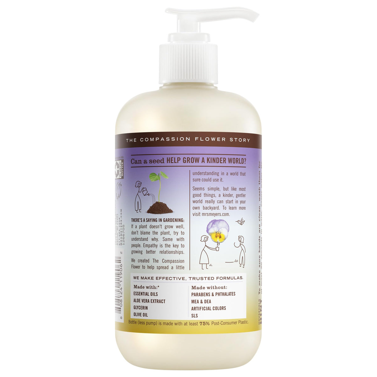 MRS. MEYER'S CLEAN DAY Liquid Hand Soap, Lemon Verbena, 12.5 fl oz, 3 Pack