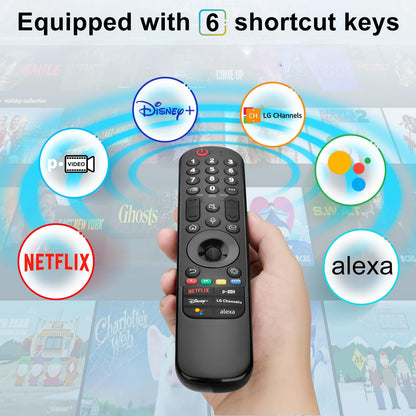 Replacement Remote Control for Hisense Smart Google TV，for Hisense UHD 4K ULED Google TVs