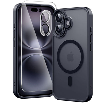 toushion 3 in 1 for iPhone 15 Plus Case Transparent