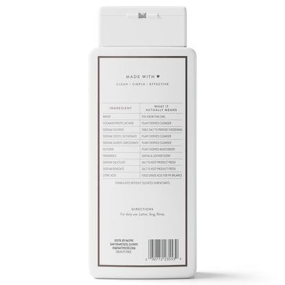 Native Clean Body Wash for Women & Men, Powder & Cotton Scent, 18 fl oz