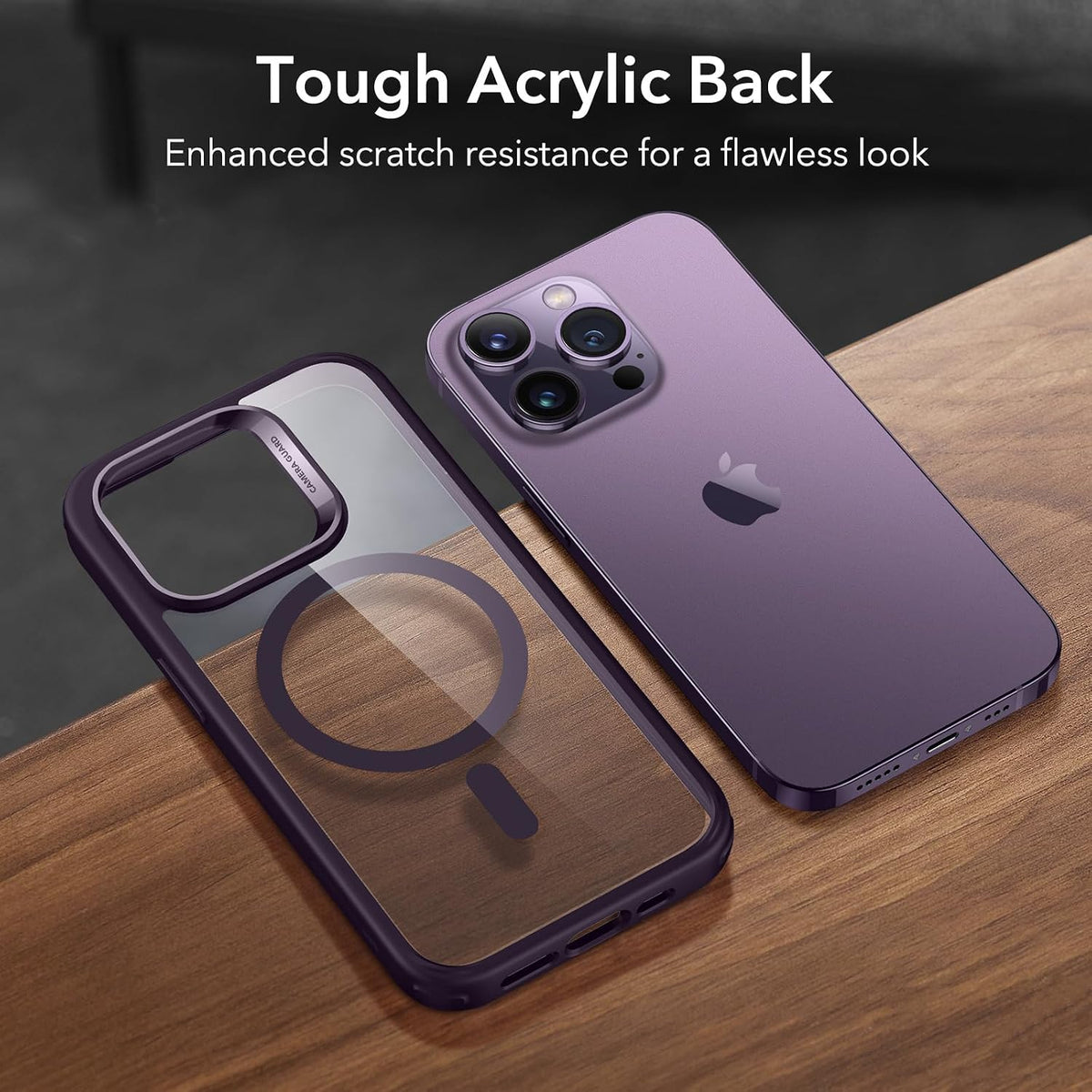 ESR Classic Hybrid for iPhone 15 Pro Max Case, Clear