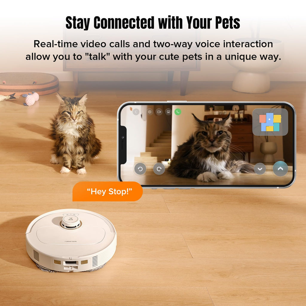 roborock Qrevo CurvX Robot Vacuum and Mop, 22,000Pa Suction