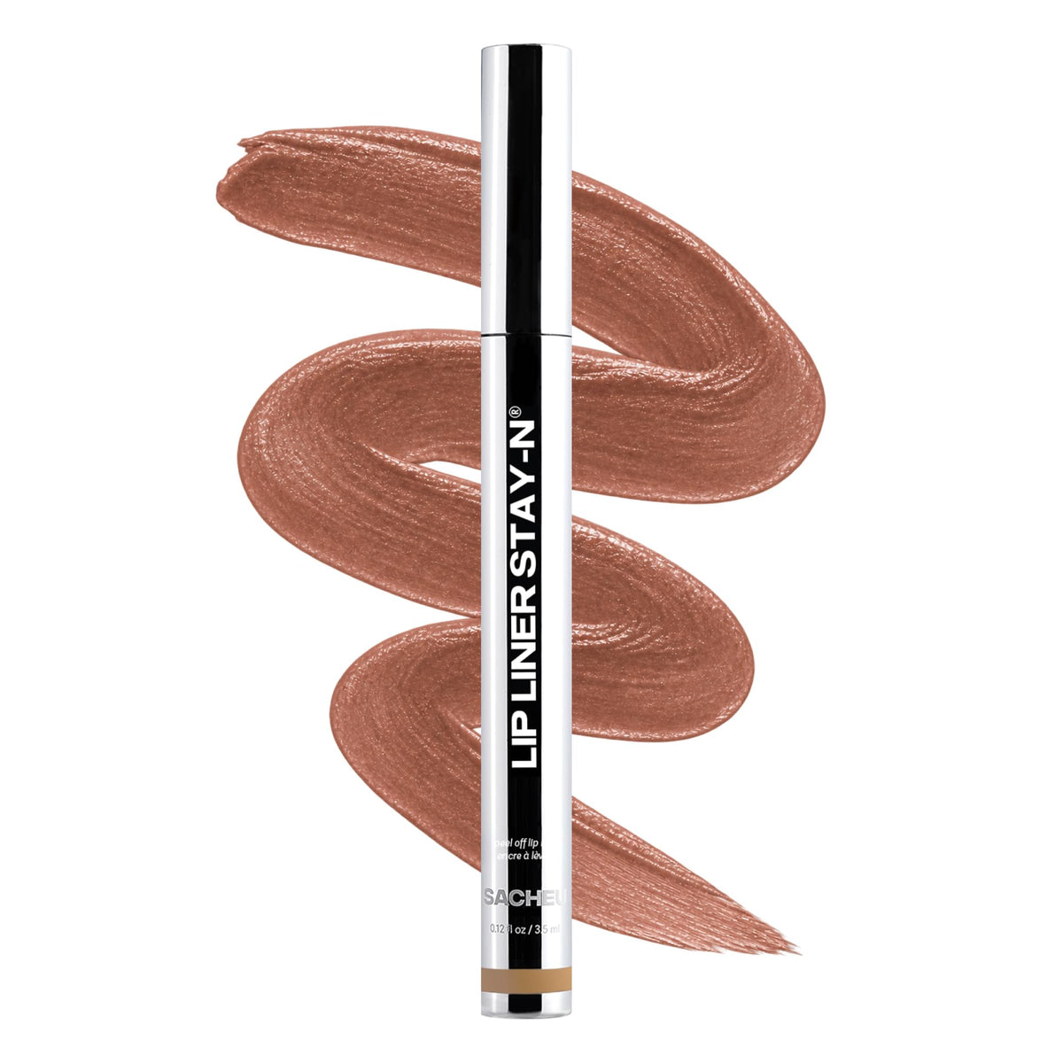Sacheu Lip Liner STAY-N Peel Off Lip Stain, Longwear, Main Character