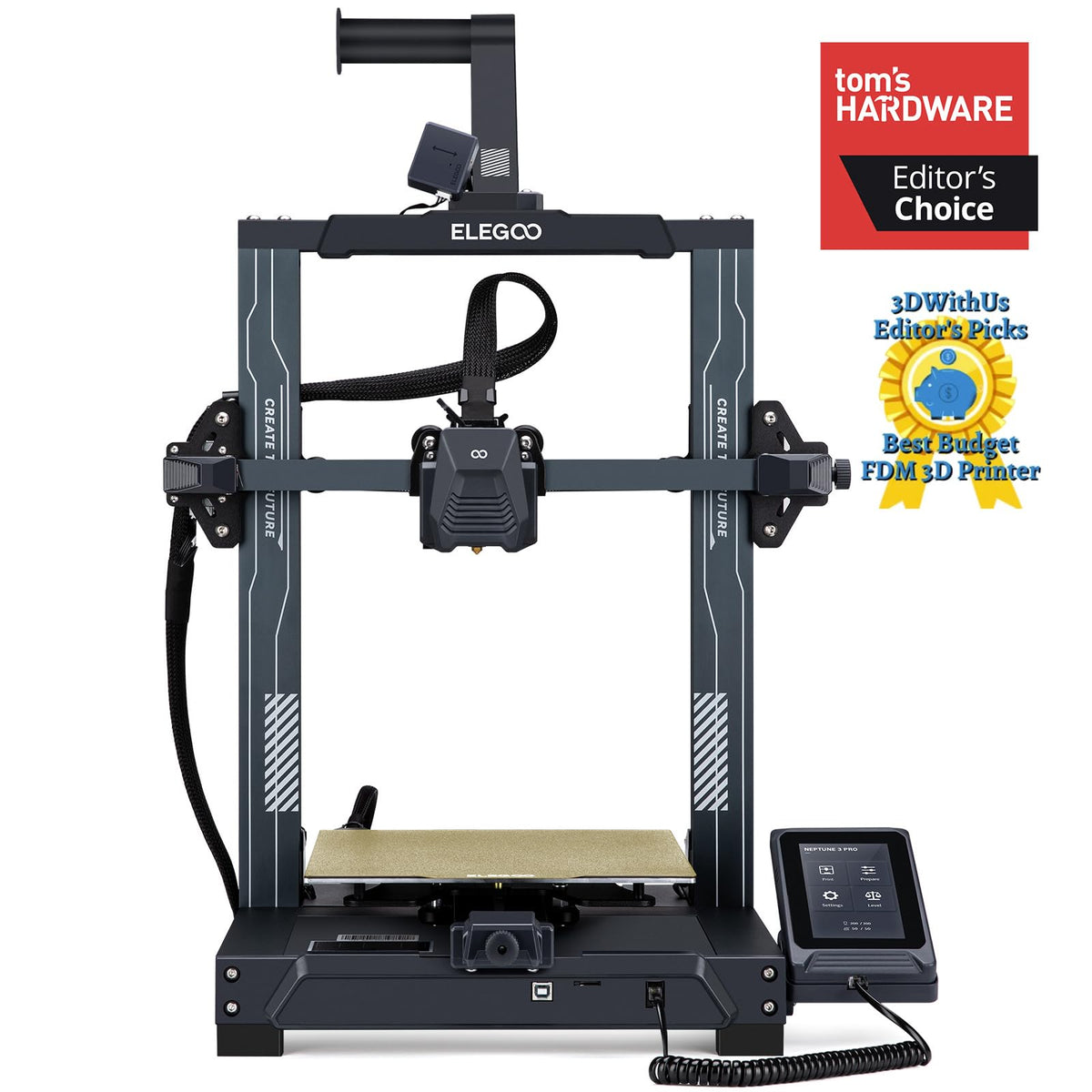 ELEGOO Centauri 2 Combo 3D Printer, Beginner-Friendly Multicolor Printing