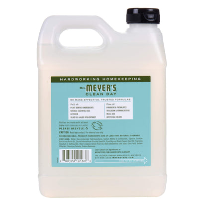 MRS. MEYER'S CLEAN DAY Hand Soap Refill, Lemon Verbena Scent, 33 Fl Oz Bottle