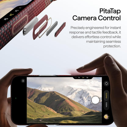pitaka for iPhone 18 Pro Case 6.3" with Caseless Feeling, Abyss Blue