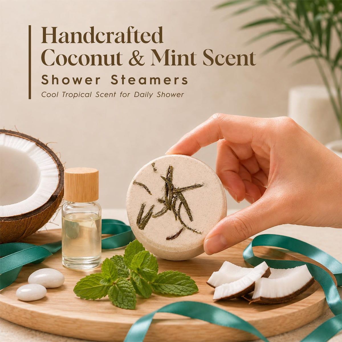 SWCANDY Sandalwood Shower Steamers 8 Pack, Home Spa Self Care