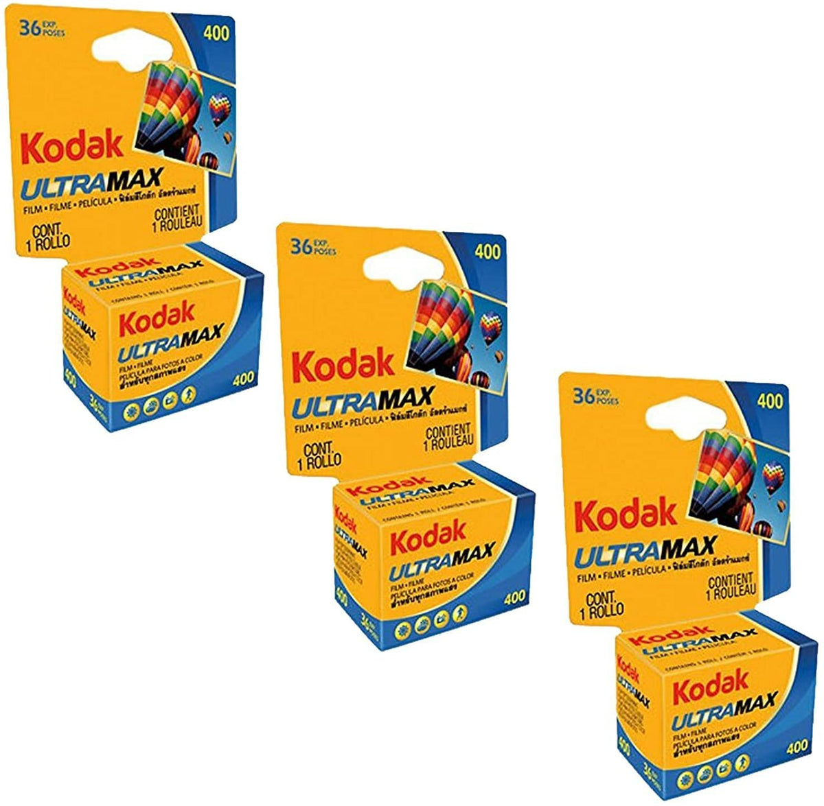 Kodak Ultramax 400 Color Print Film 36 Exp. 35mm DX 400 (Single Pack)