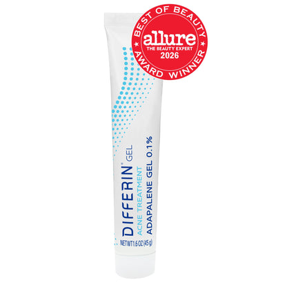Differin Acne Retinoid Treatment Gel, 0.1% Adapalene, 15g Tube