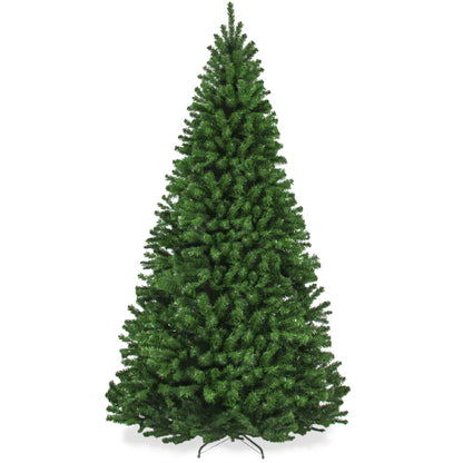 Best Choice Products Artificial Christmas Tree, 6ft Premium Unlit Realistic Spruce Holiday Décor w/Dense Branches, Easy Assembly, Metal Base - Green Spruce