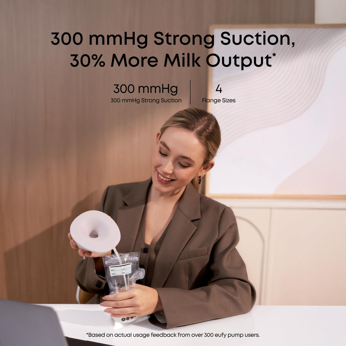 eufy Breast Pump E10/E20/S1/S1 Pro, Duckbill Valves (4-Pack)