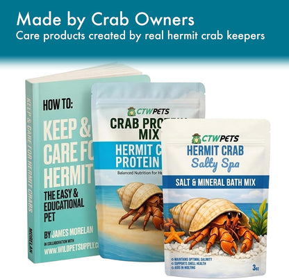 Salty Spa Hermit Crab Salt Water Mix with Calcium & Trace Minerals