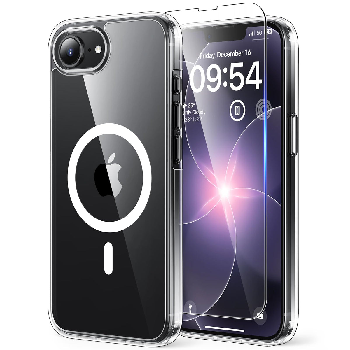 TAURI for iPhone 16 Pro Case, Compatible with MagSafe, Clear