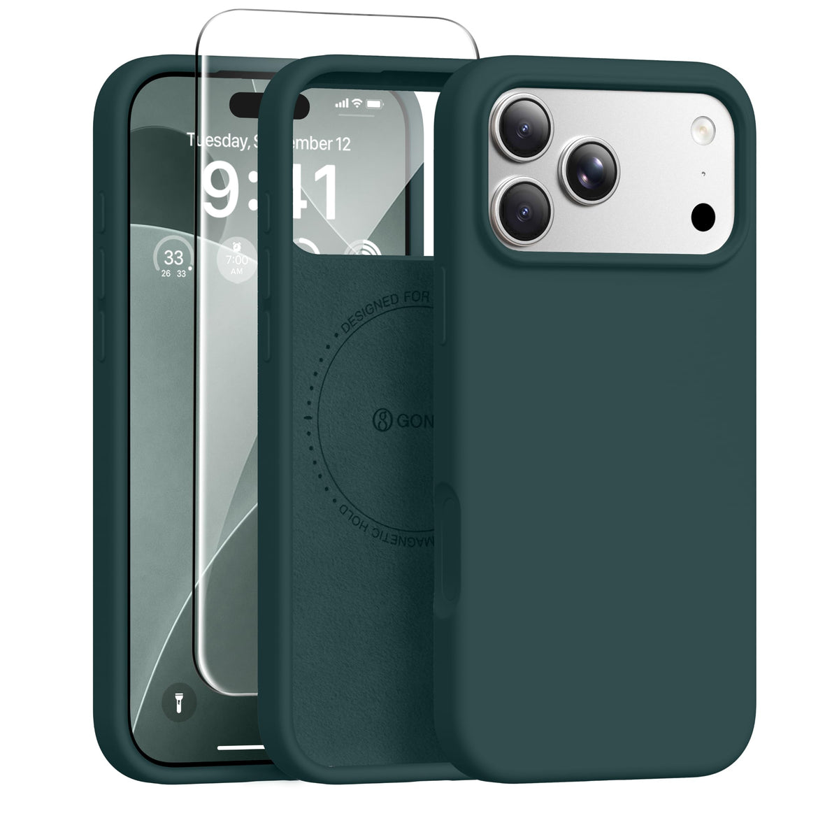GONEZ for iPhone 18 Pro Max Case/iPhone 17 Pro Max Case, Mist Blue