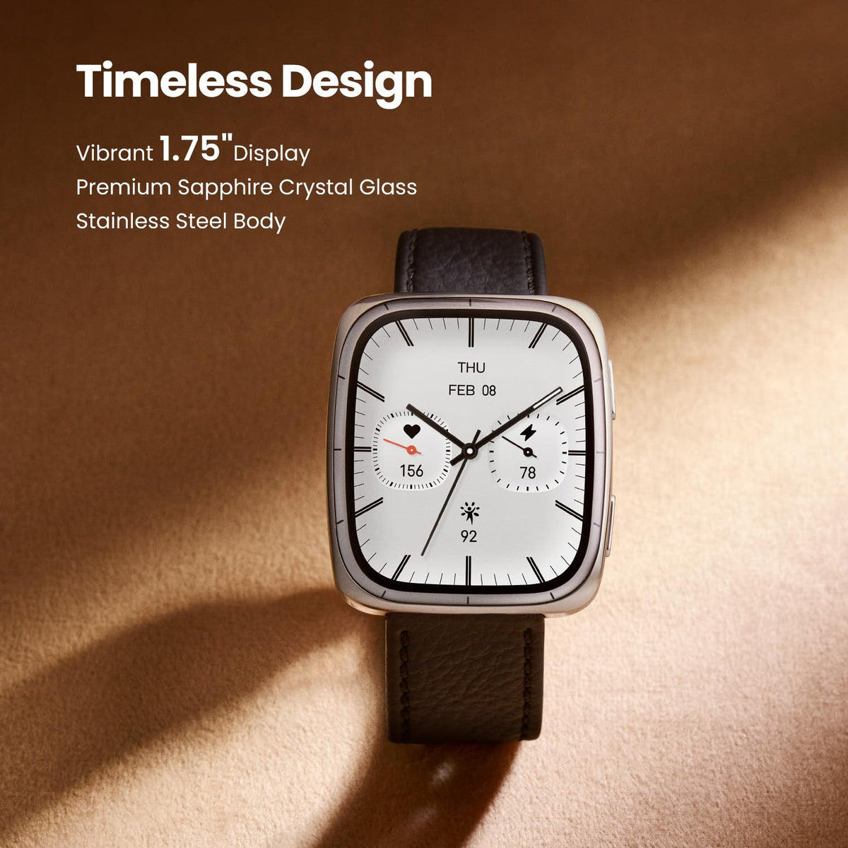 Amazfit Active 2 Premium Smart Watch 1.32" Sapphire Glass, GPS, iOS/Android