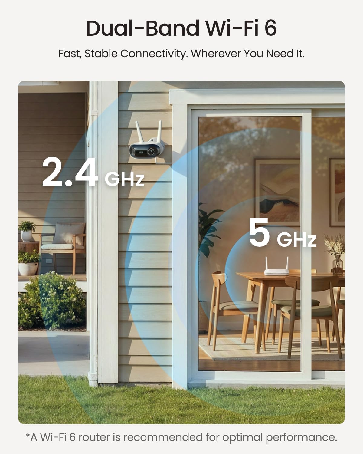 REOLINK Elite Pro WiFi, 16MP Outdoor Security Camera, 180° Panoramic View