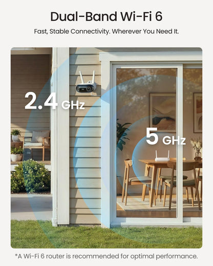 REOLINK Elite Pro WiFi, 16MP Outdoor Security Camera, 180° Panoramic View