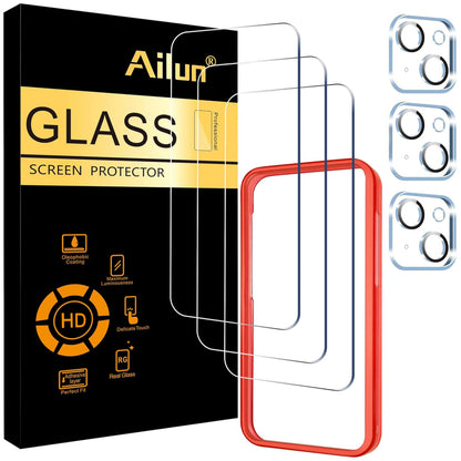 Ailun Screen Protector + Camera Lens Protector for iPhone 16 Pro Max