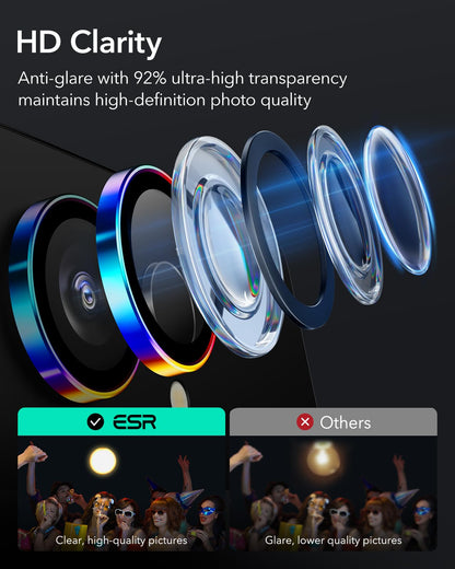 ESR for Samsung Galaxy S26 Ultra Camera Lens Protector, 1 Pack, Black