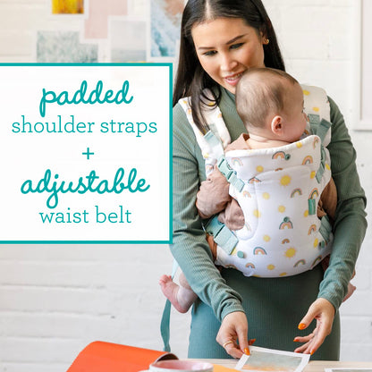 Infantino Flip 4-in-1 Baby Carrier Convertible Ergonomic, Gray