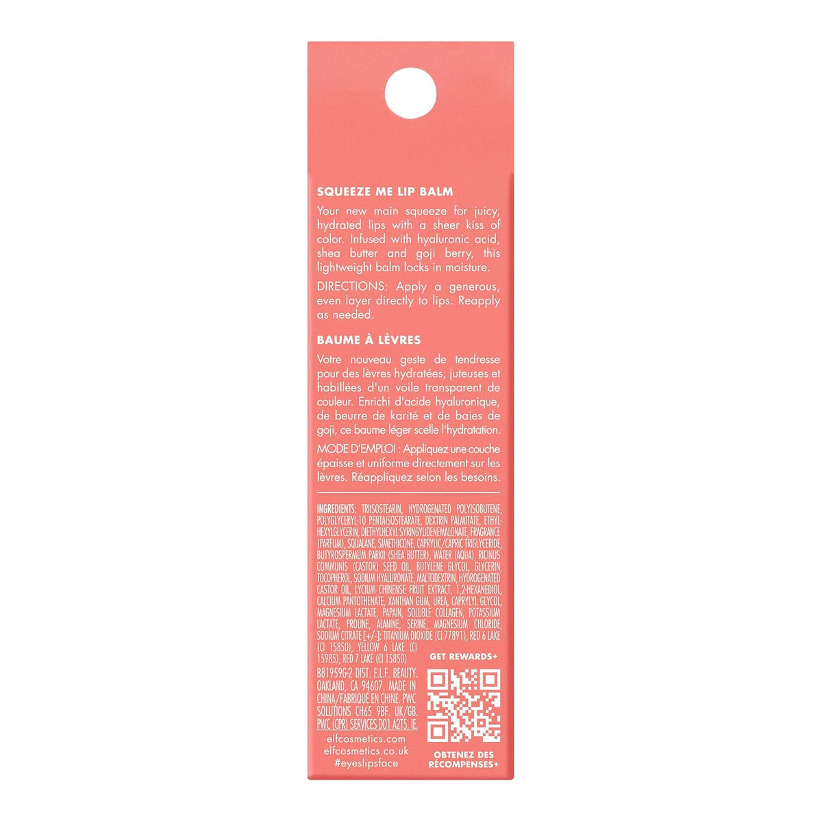 e.l.f. Squeeze Me Lip Balm, Strawberry