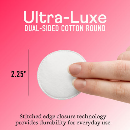 Swisspers Premium Cotton Rounds, Dual-Sided, 100 Count (Pack of 6)