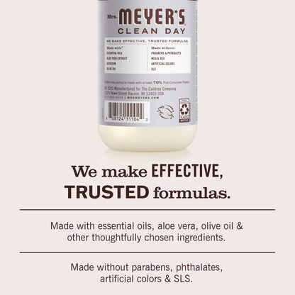 MRS. MEYER'S CLEAN DAY Liquid Hand Soap, Lemon Verbena, 12.5 fl oz, 3 Pack