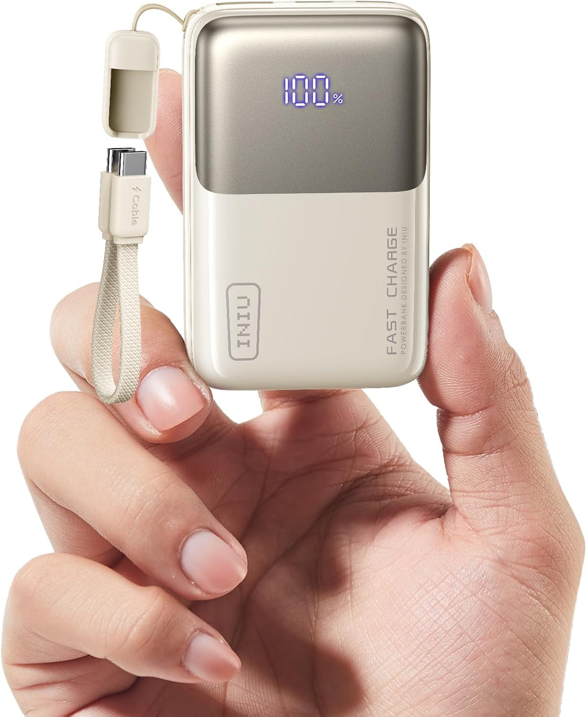 INIU Portable Charger, Ultra Mini 10000mAh 45W Fast Charging Power Bank
