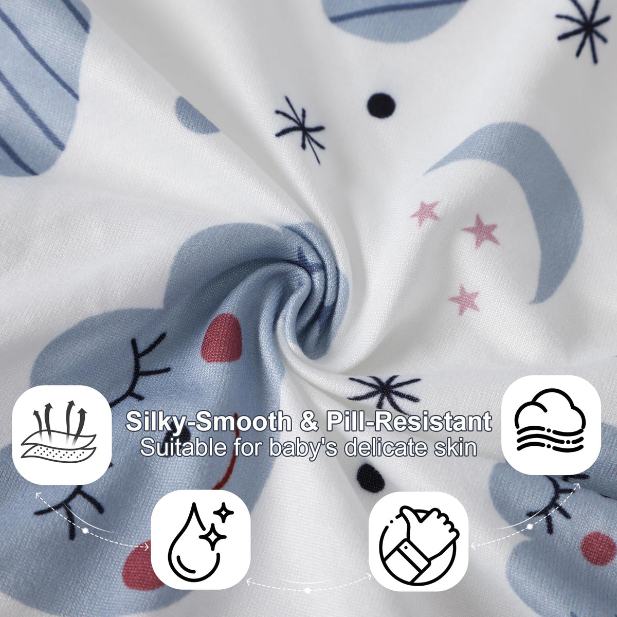 GUNTAIL Baby Crib Sheets for Boys Girls, 2 Pack Fitted Crib Sheet for Standard Crib and Toddler Mattress, Soft Microfiber Baby Sheet 52x28x8in. (Love & Pink)