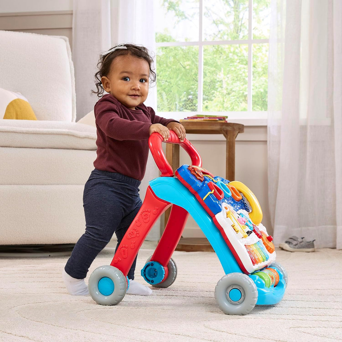 VTech Sit-to-Stand Learning Walker (Frustration Free Packaging), Blue