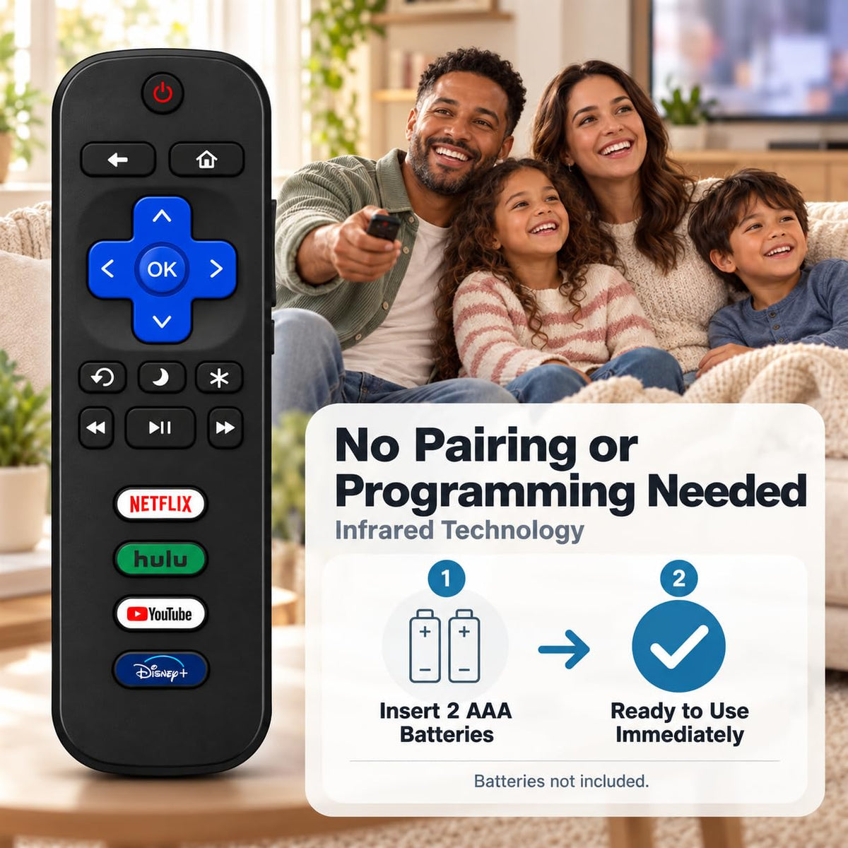 Replacement for LG TV Remote, for All 2019-2025 LG Remote Control for Smart TV with Voice and Pointer Function, for LG Magic Remote. 1-Year Warranty.