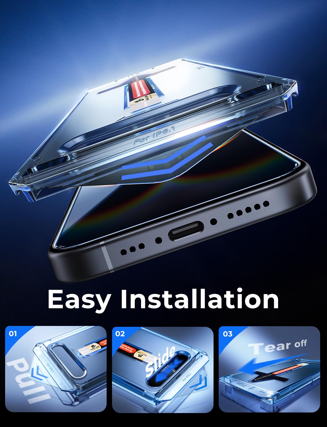 MAGIC JOHN for iPhone 18 Pro Max Screen Protector Easy Installation