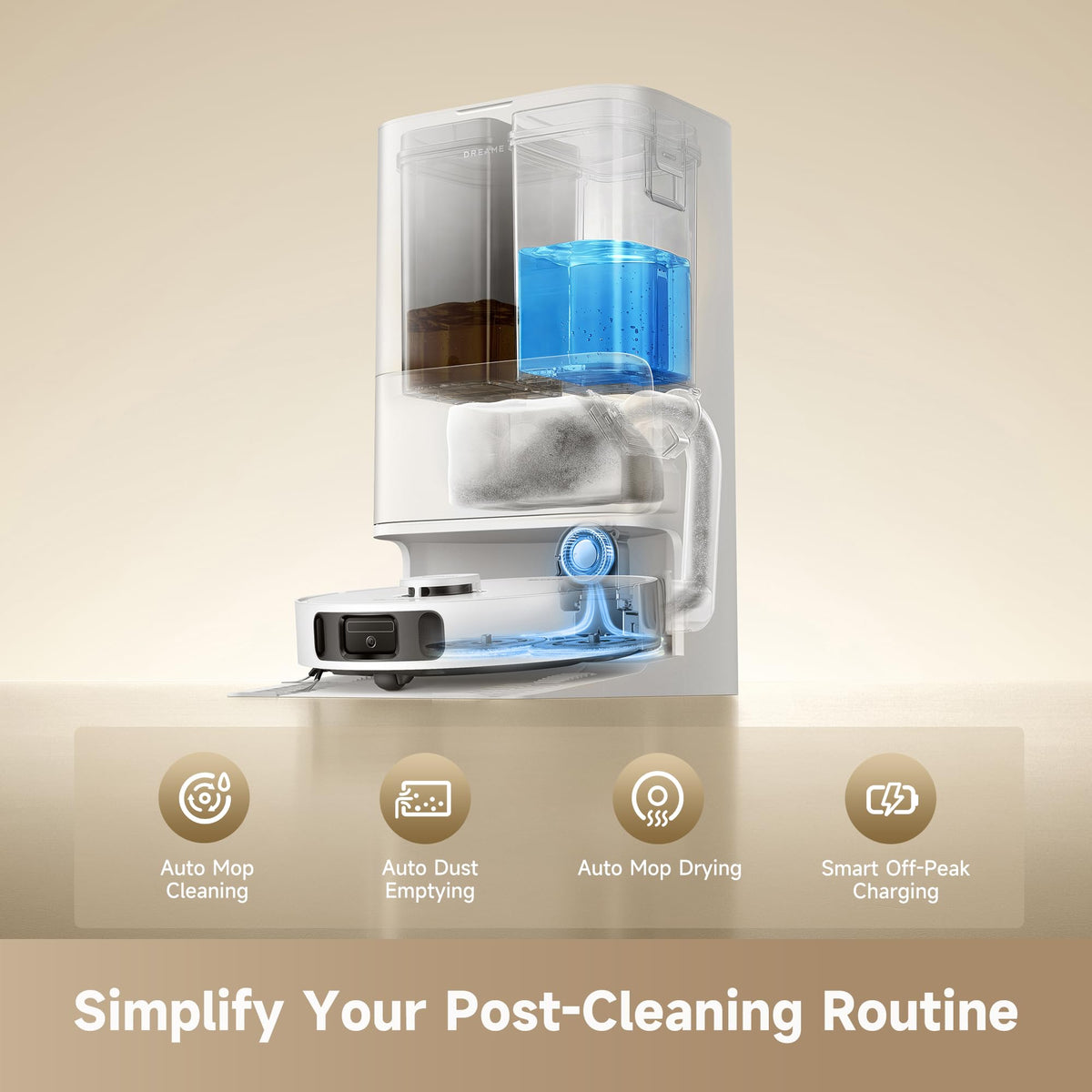 DREAME D30 Ultra CE Robot Vacuum and Mop, 25,000Pa Powerful Suction