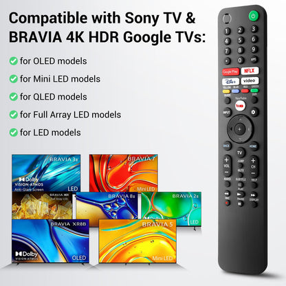 (2 Pack) Replacement Remote Control for Roku TV, for TCL Roku/Onn Roku TVs