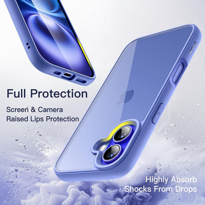 JETech Case for iPhone 16, Anti-Yellowing, Clear