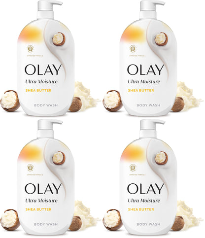 Olay Body Wash for Women, Ultra Moisture Shea Butter Scent, 35 fl oz