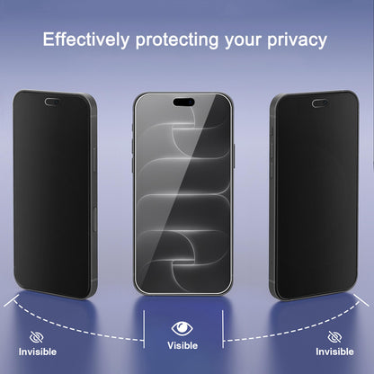 Ailun 3 Pack Privacy Screen Protector for iPhone 17 Pro Max, Tempered Glass