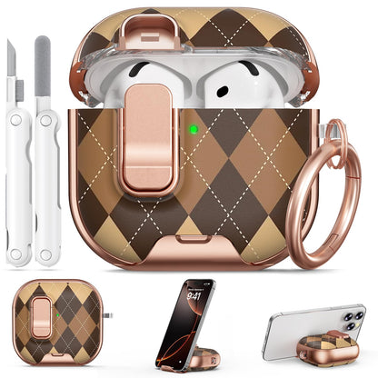 for AirPods Pro 2nd/1st Case (2023-2019)-Purple Bell Flower