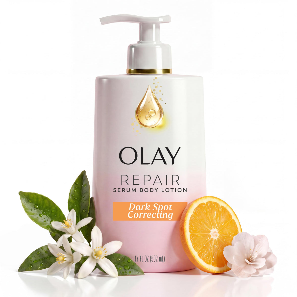 Olay Super Serum Hand & Body Lotion, Luminous & Resilient Skin, 17 fl oz